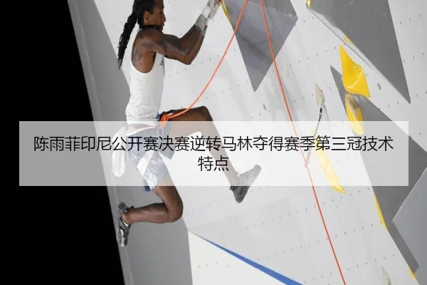 陈雨菲印尼公开赛决赛逆转马林夺得赛季第三冠技术特点